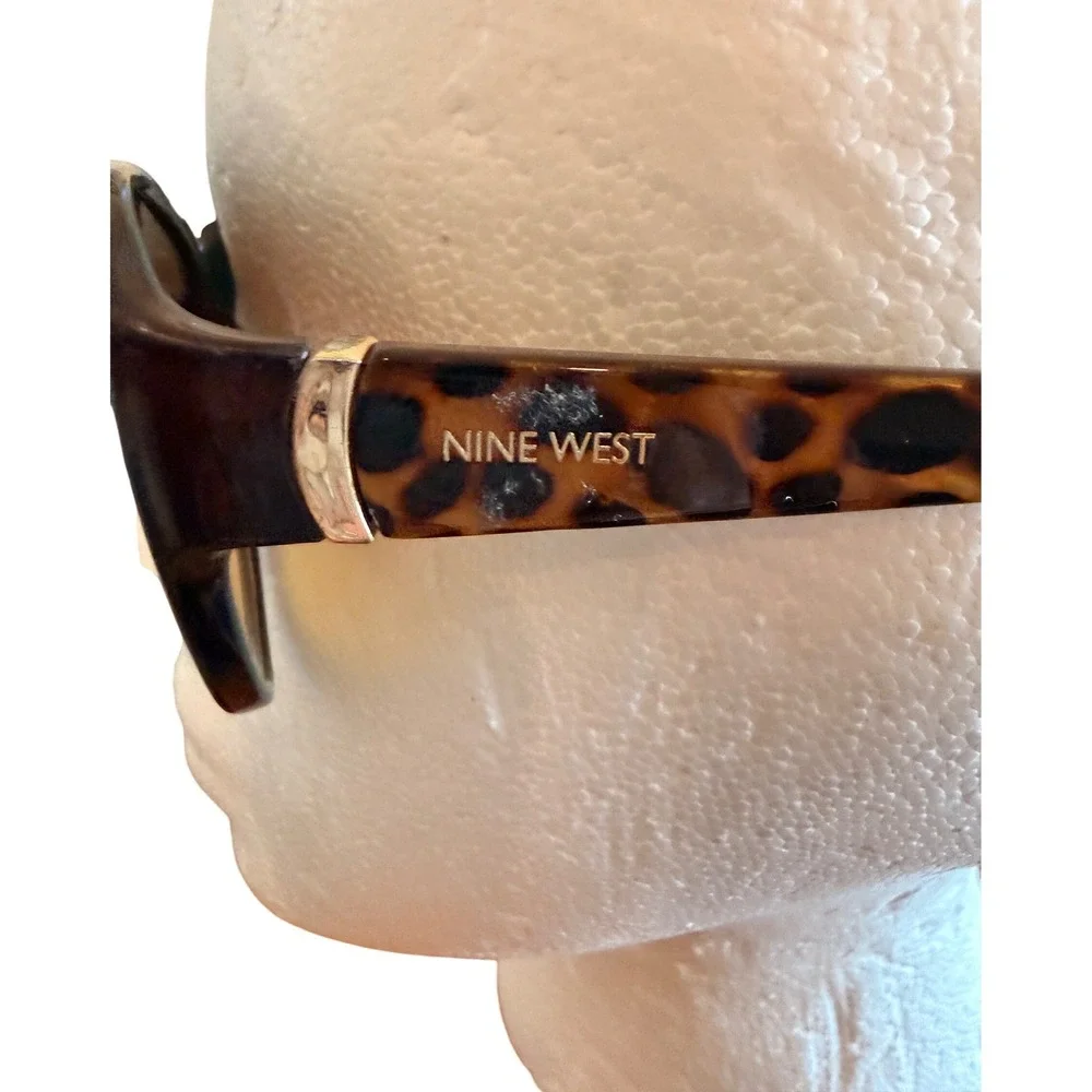 Nine West Tortoise Cat Eye Sunglasses Brown Gradient Quiet Luxury Coastal‎ Chic